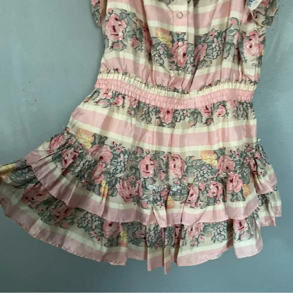LOVESHACKFANCY Marina Dress | Coquette Ribbon Feminine Romantic Grandmillennial - Picture 10 of 14